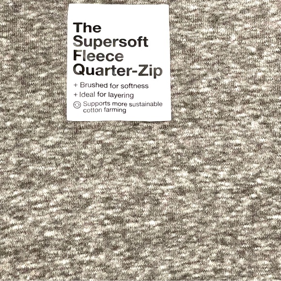 Men's Sonoma Super Soft Sweater Fleece Jacket Gray Size XL - Picture 7 of 7